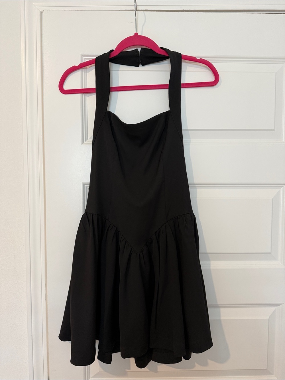 Vici Black Sleeveless Fit-and-Flare Dress